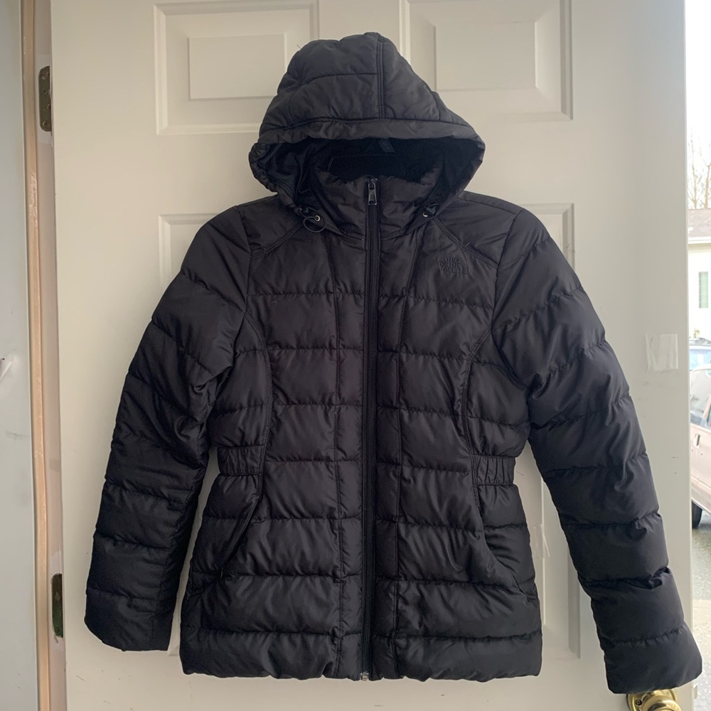 The North Face Charcoal Quilted Jacket